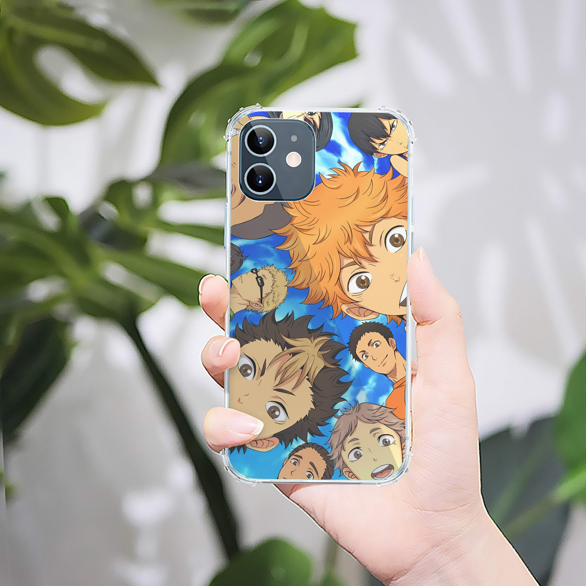 （画像用） ハイキュー!! Haikyu!! 【iPhone 12シリーズ対応】透明スマホケース（クリアソフトケース）